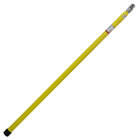 Telescopic hot stick with universal end fitting